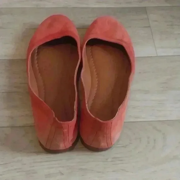 Frye Suede Coral Carson Ballet Flats Size 7