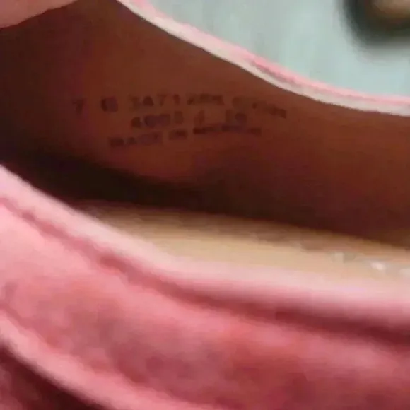 Frye Suede Coral Carson Ballet Flats Size 7