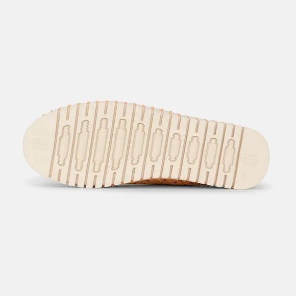 Fun! Ilse Jacobsen Denmark Tulip Perforated Flats in Golden Nugget Suede 38 7.5