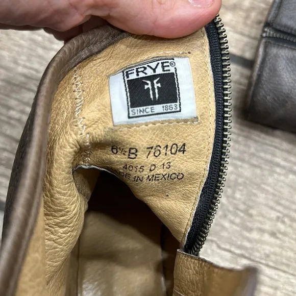 Fyre‎ Women’s Dark Brown Leather Lynn Moto Chelsea Boots