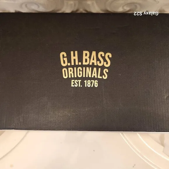 G. H Bass &quot;Whitney&quot; Shearling Whiskey Loafers. NIB. Size 10