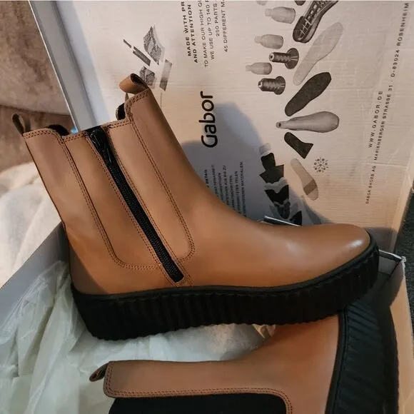 GABOR NEW CALF MICRO BOOTS 👢 SIZE 9.5 NIB