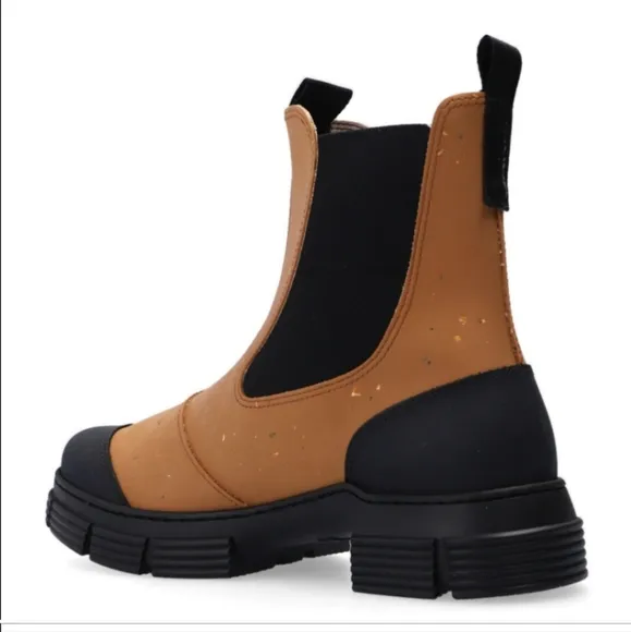GANNI TWO TONE CHELSEA BOOTS