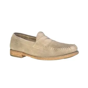 G.H. Bass &amp; CO. Weejuns Kensington Taupe Suede Slip-On Penny Loafers