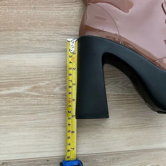 GIANNI BINI Levi Tate Platform Mid Boots Size 8.5