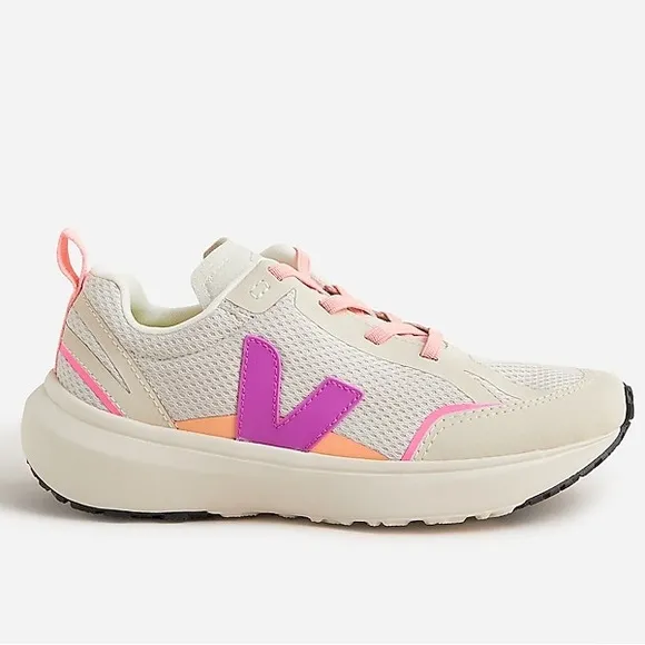 Girls Pink Veja Sneakers