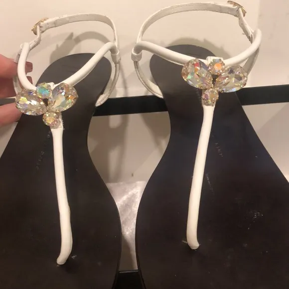 Giuseppe Zanotti crystal butterfly sandals