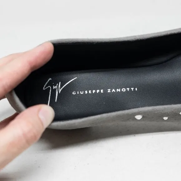 Giuseppe Zanotti Crystal Embellished Flats