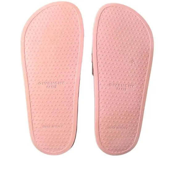 Givenchy Paris Made in Italy women’s bubble gum pink slides size 38 US 7. #S1968