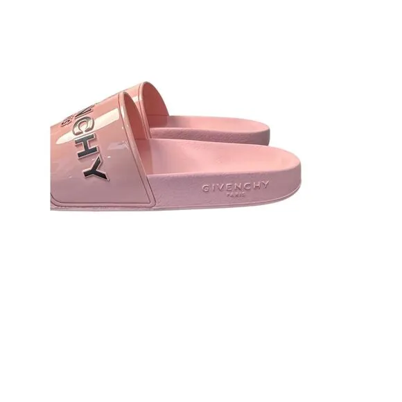 Givenchy Paris Made in Italy women’s bubble gum pink slides size 38 US 7. #S1968
