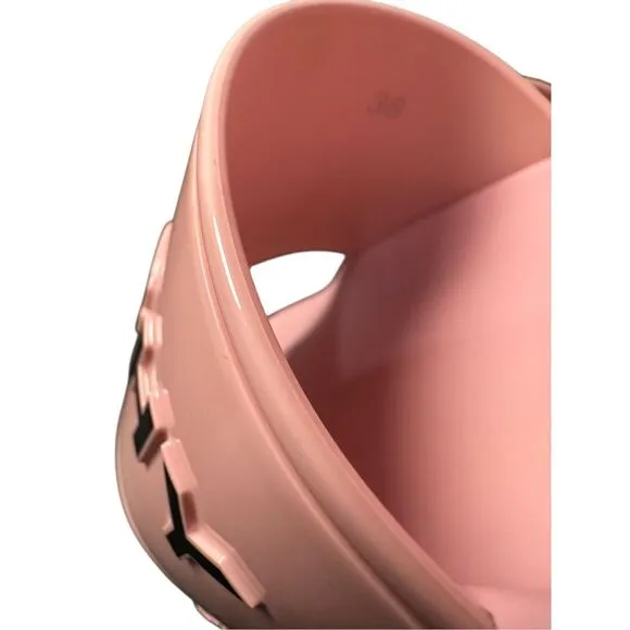 Givenchy Paris Made in Italy women’s bubble gum pink slides size 38 US 7. #S1968