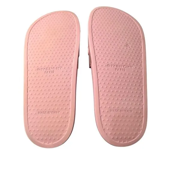 Givenchy Paris Made in Italy women’s bubble gum pink slides size 38 US 7. #S1968