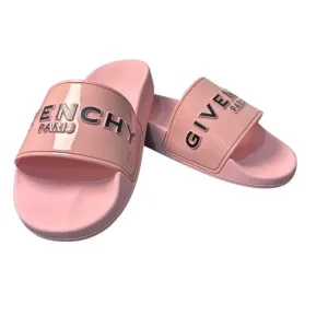 Givenchy Paris Made in Italy women’s bubble gum pink slides size 38 US 7. #S1968