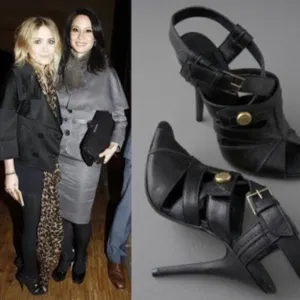 GIVENCHY STRAPPY LEATHER SANDALS
