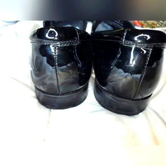 Gordon Rush Elliot Patent Leather Loafers, Men's sz 11. Black.