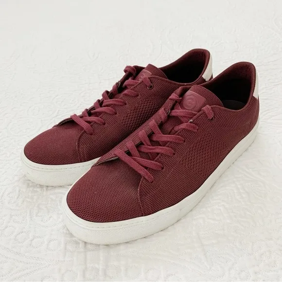 GREATS Men's Royale Knit Sneaker, Maroon