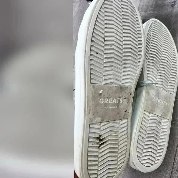 GREATS The Royale Knit Sneakers in Grey/White Size 13