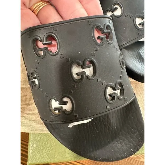 Gucci Rubber Sandal Slides