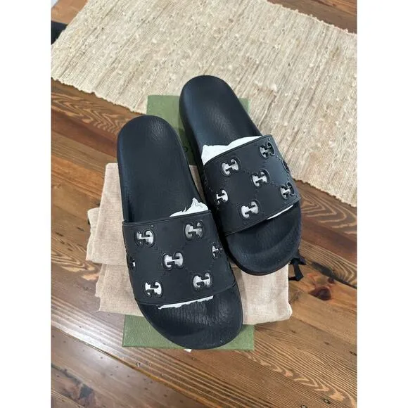 Gucci Rubber Sandal Slides