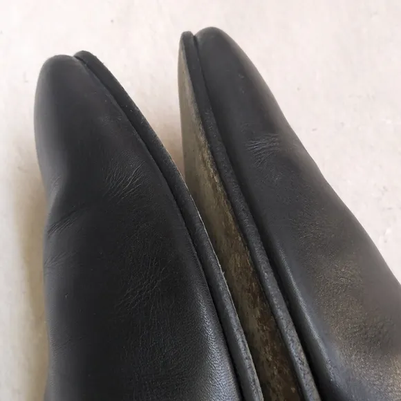 Gucci Side Zip Boots Black Leather 9 D