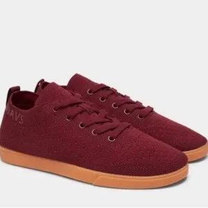Gum Men’s Suavs Gum Zilker sneakers in wine red size 13 NWT