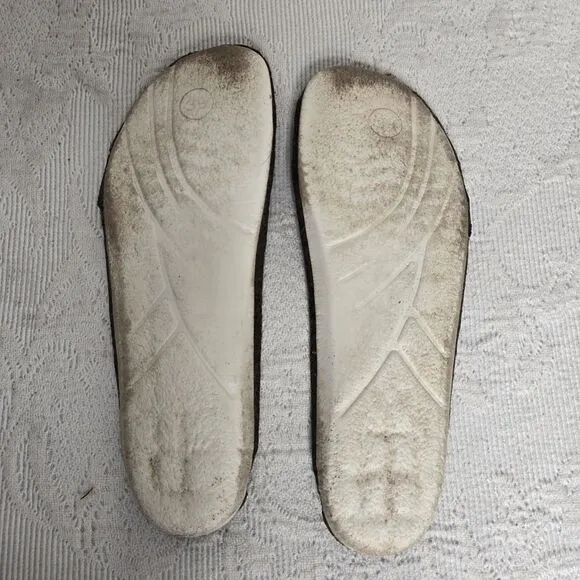 Halflinger Grey CR Fletcher Two Tone Felt Wool Clog Slides 39 Arch Support Warm