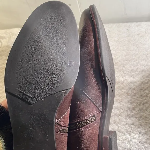 Handmade Suede Leather Side Zip Ankle Boots From Brazil Rubber Thread