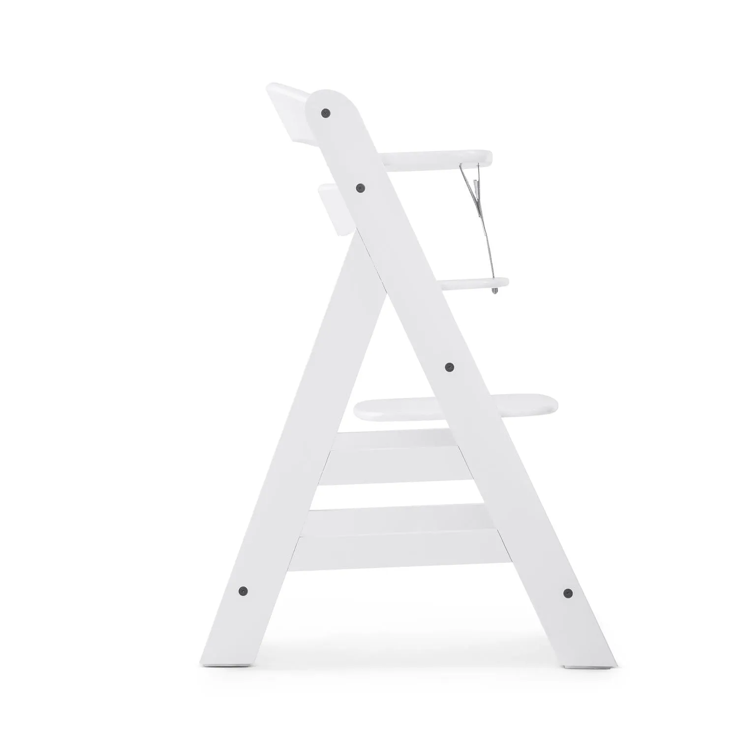 Hauck Alpha  Wooden Highchair - White