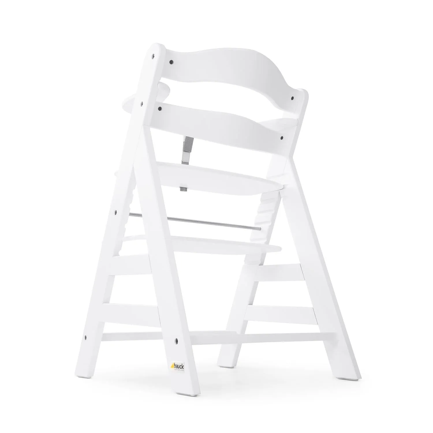 Hauck Alpha  Wooden Highchair - White