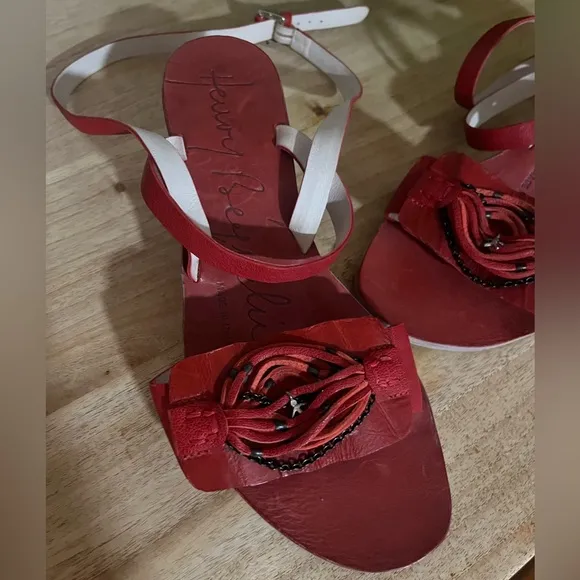 Henry Beguelin Italian leather sandals