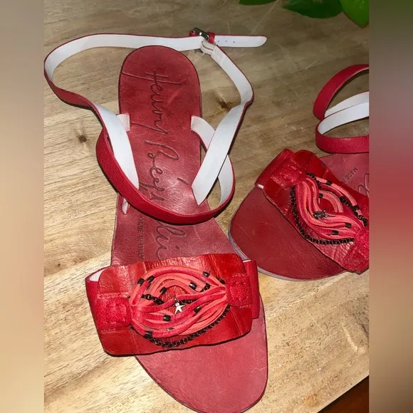 Henry Beguelin Italian leather sandals