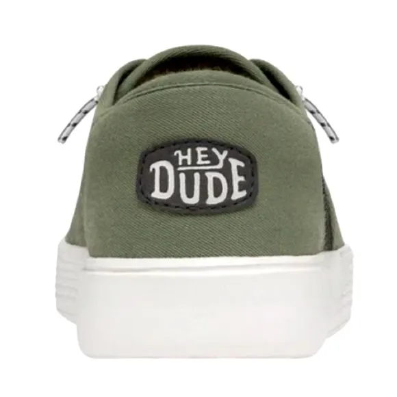 HEY DUDE Conway Desert Green Slides Mens Size 10 Sneakers Comfort Floral NEW