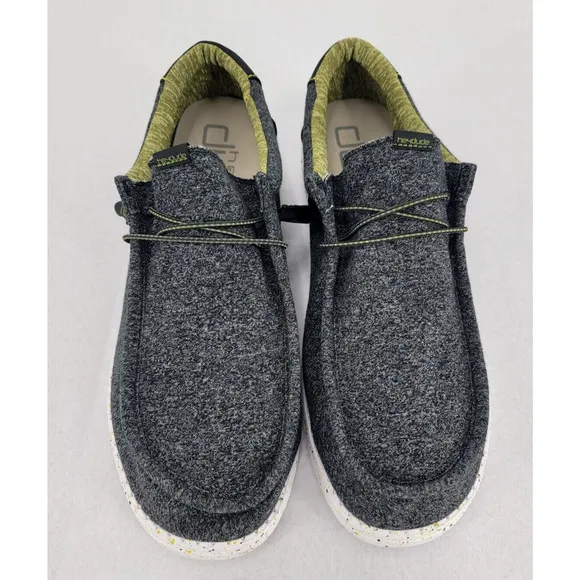 Hey Dude Wally Ascend Lime Vision Mens 15 Lightweight Comfortable Casual Shoes