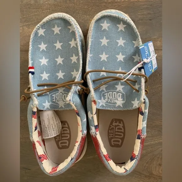 Hey Dude Wally Youth Americana Shoes