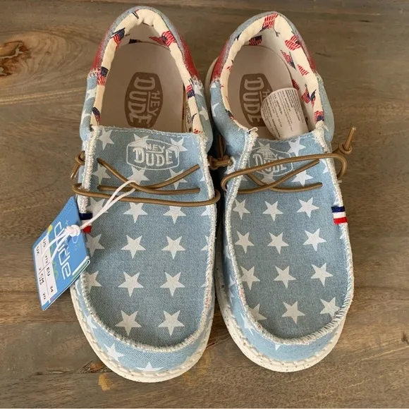 Hey Dude Wally Youth Americana Shoes