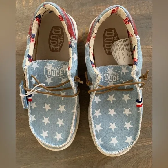Hey Dude Wally Youth Americana Shoes