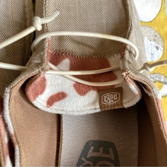 Hey Dude Wendy Cow Pieced Men’s shoes size 10