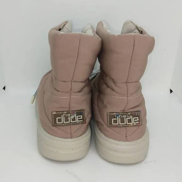 Hey Dude Eco LightShell Girls NEW Antique Rose &quot;Margot&quot; Sneakers - sz. 7
