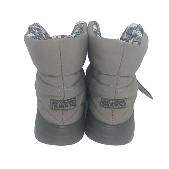 Hey Dude Eco LightShell Girls NEW Gray &quot;Margot&quot; Sneakers - sz. 13K