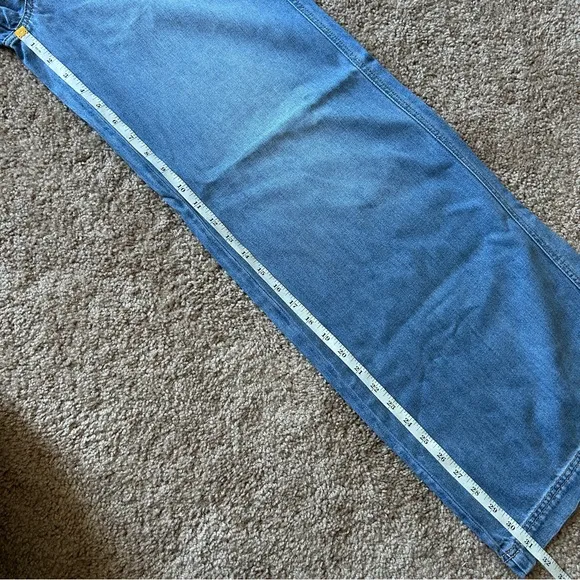 Hidden Nori High-Rise Extra Wide Leg Drawstring Blue Denim Jeans NWT Size 25