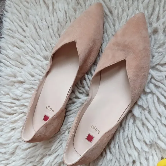 Hogl suede flats