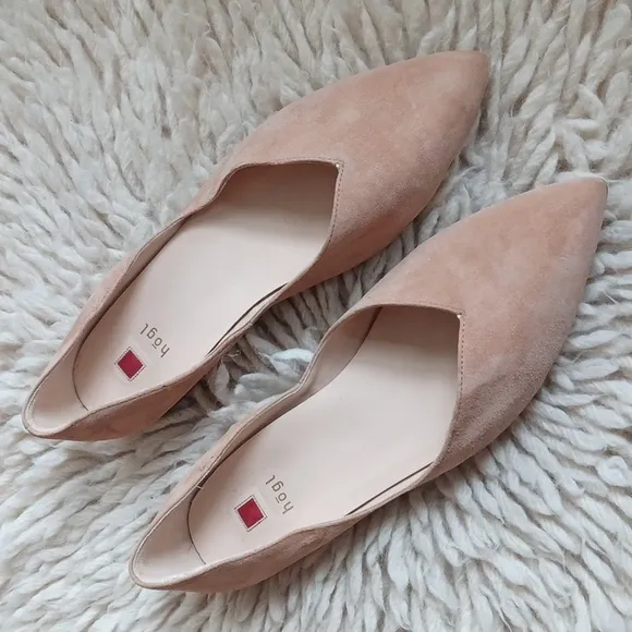 Hogl suede flats