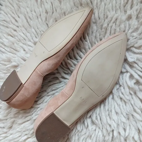 Hogl suede flats