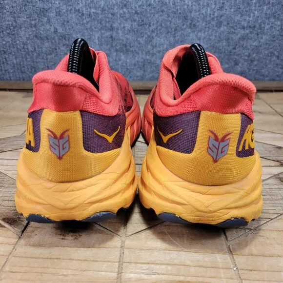 Hoka One One Speedgoat 5 Running Shoes Sneakers 1123157 FRYL Red Men’s Size 10D