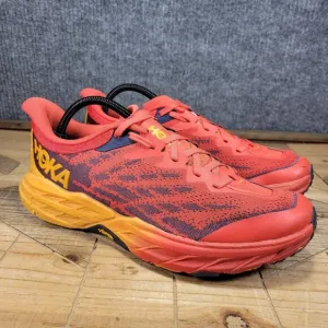 Hoka One One Speedgoat 5 Running Shoes Sneakers 1123157 FRYL Red Men’s Size 10D