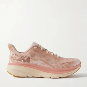 Hoka Women’s Clifton 9 Sneaker in Sandstone/ Cream sizes 8, 8.5 New in Box