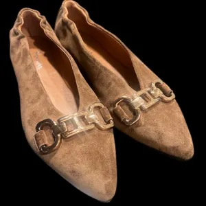 Homer’s ladies suede ballet flex excellent condition US 7 1/2 euro 38 NWOT