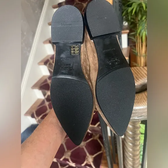 Homer’s ladies suede ballet flex excellent condition US 7 1/2 euro 38 NWOT