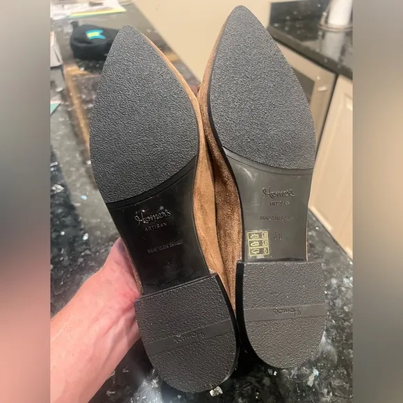 Homer’s ladies suede ballet flex excellent condition US 7 1/2 euro 38 NWOT