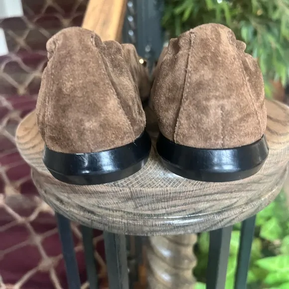 Homer’s ladies suede ballet flex excellent condition US 7 1/2 euro 38 NWOT
